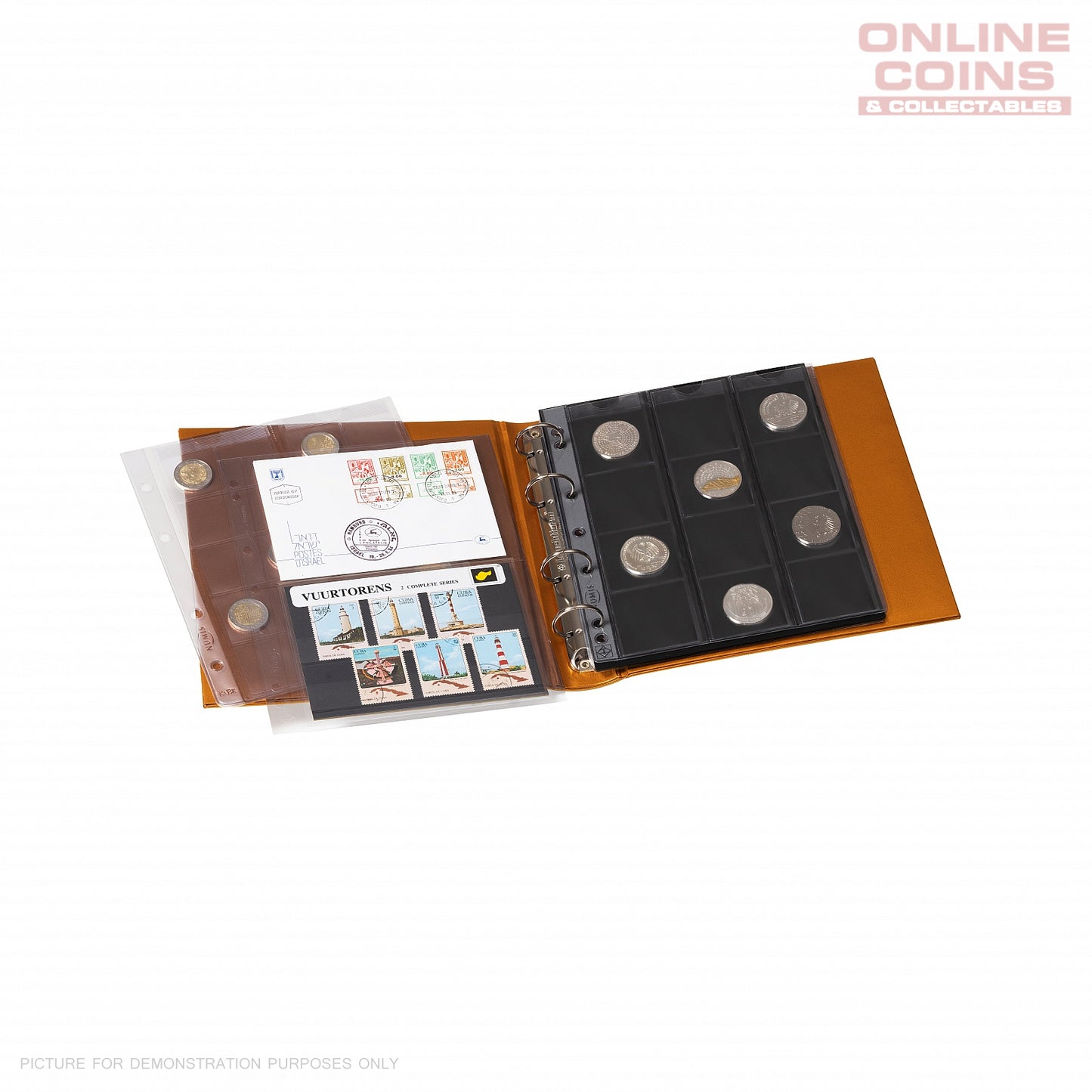 Lighthouse Numis Ringbinder - Metallic Edition With Slipcase - SILVER