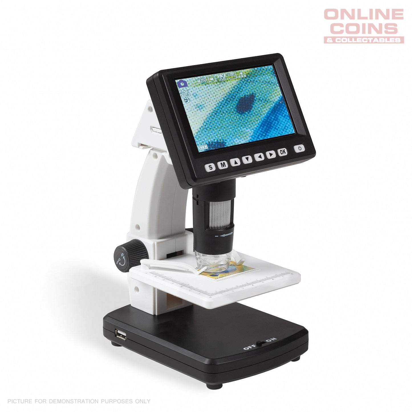 Lighthouse DM5 LCD Digital Microscope - 20x to 200x Magnification