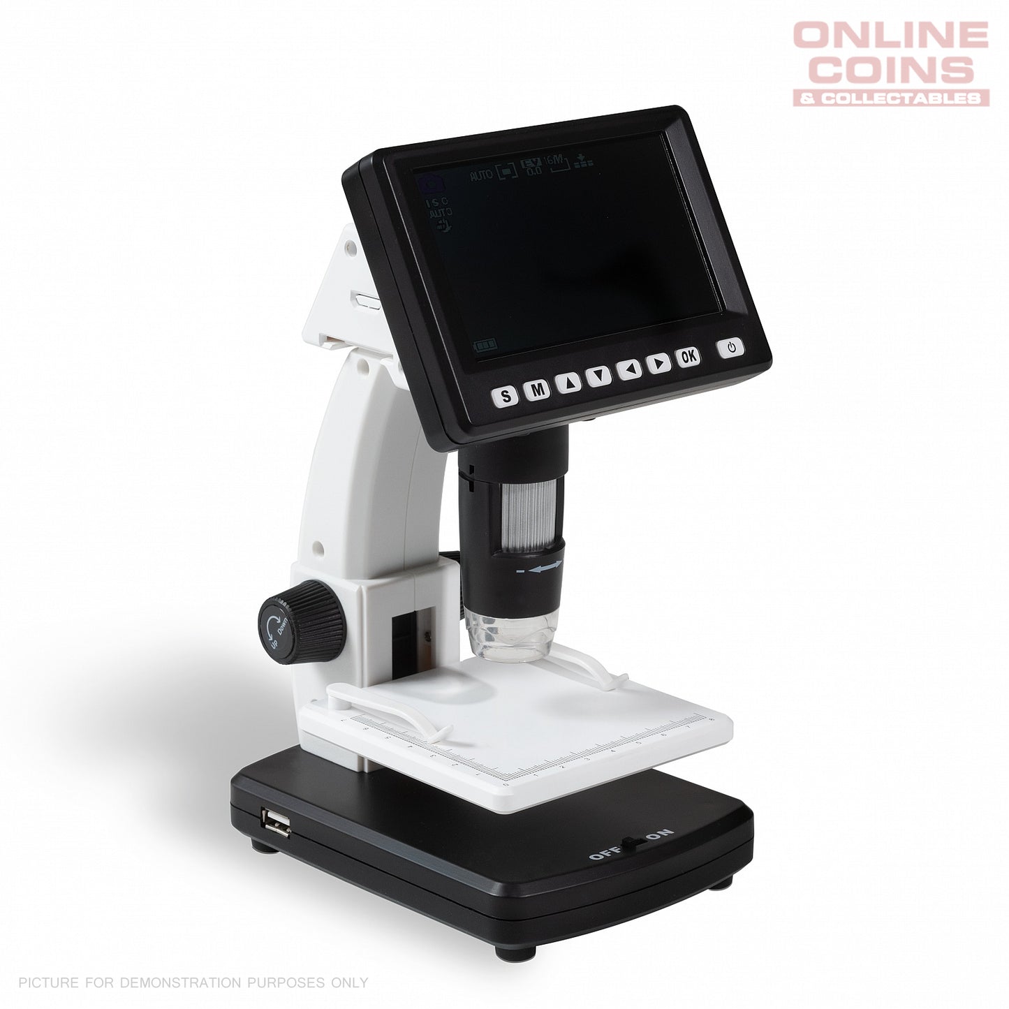 Lighthouse DM5 LCD Digital Microscope - 20x to 200x Magnification