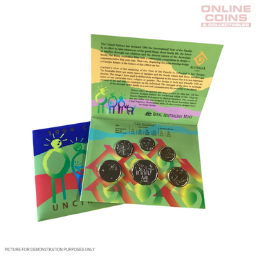 1994 Six Coin Uncirculated Year Set - International Year of the Family