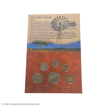 2002 Six Coin Uncirculated Year Set - Year of the Outback