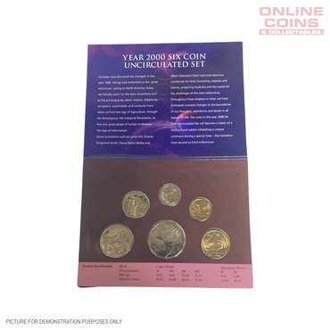2000 Six Coin Uncirculated Year Set - Millennium Celebrations