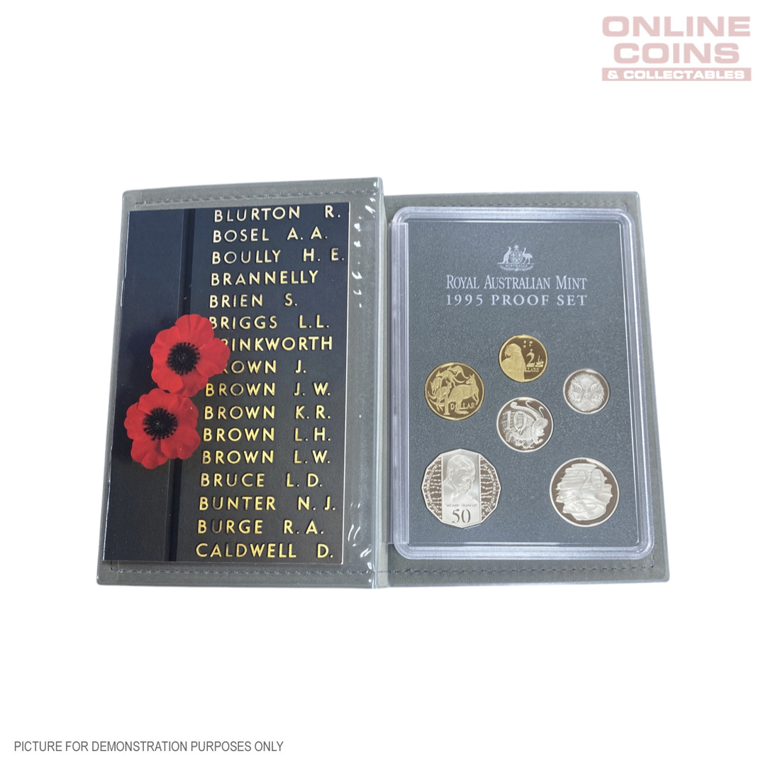 1995 Six Coin PROOF Year Set - Fiftieth Anniversary End of World War II