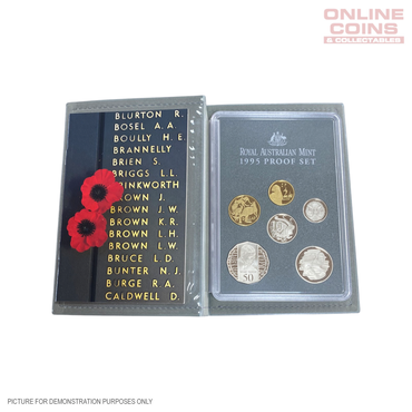 1995 Six Coin PROOF Year Set - Fiftieth Anniversary End of World War II
