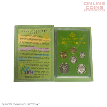 1994 Royal Australian Mint Six Coin PROOF Year Set - Year of the Family