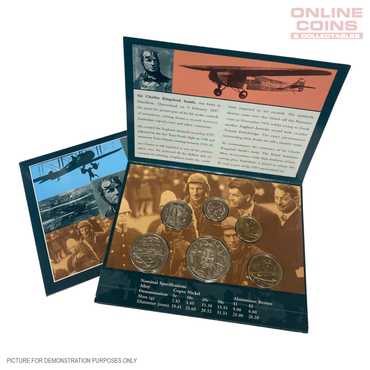 1997 Six Coin Uncirculated Year Set - Sir Charles Kingsford Smith