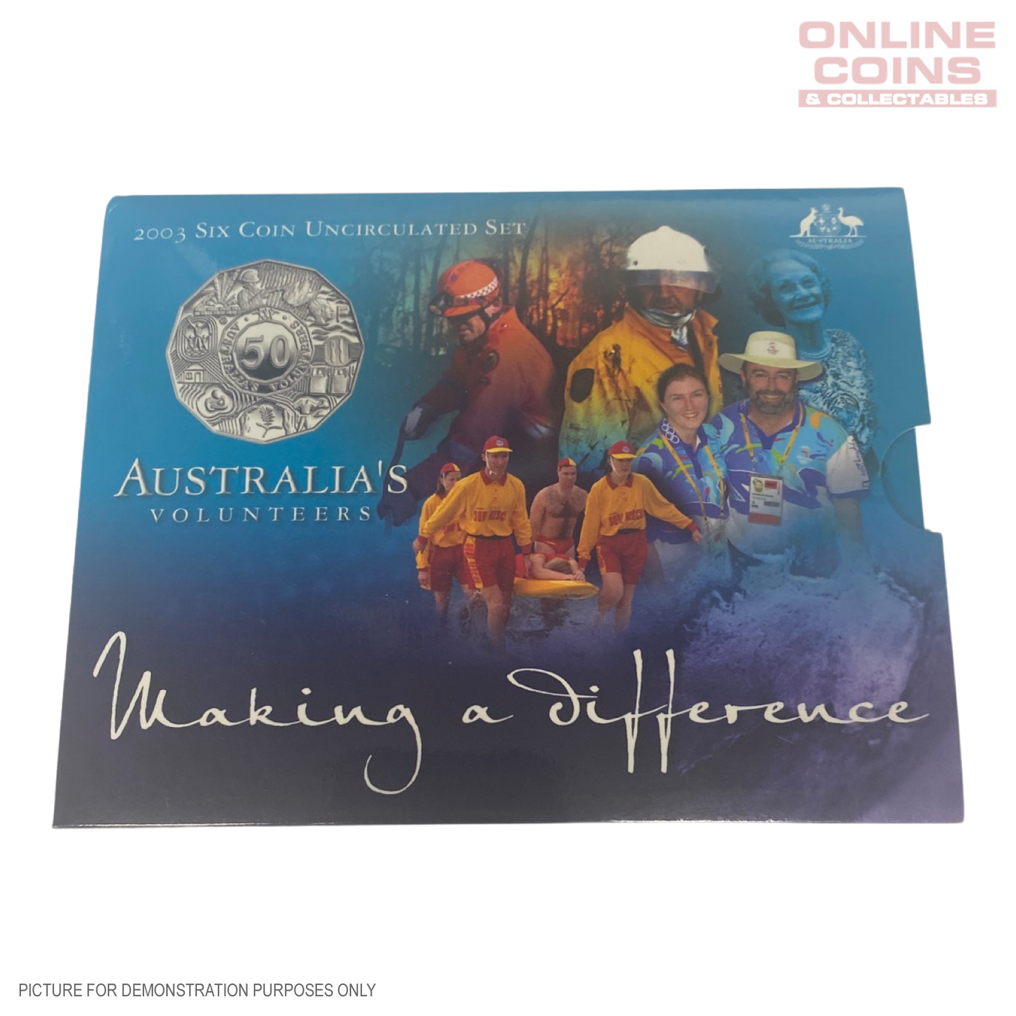 2003 Six Coin Uncirculated Year Set - Australia's Volunteers