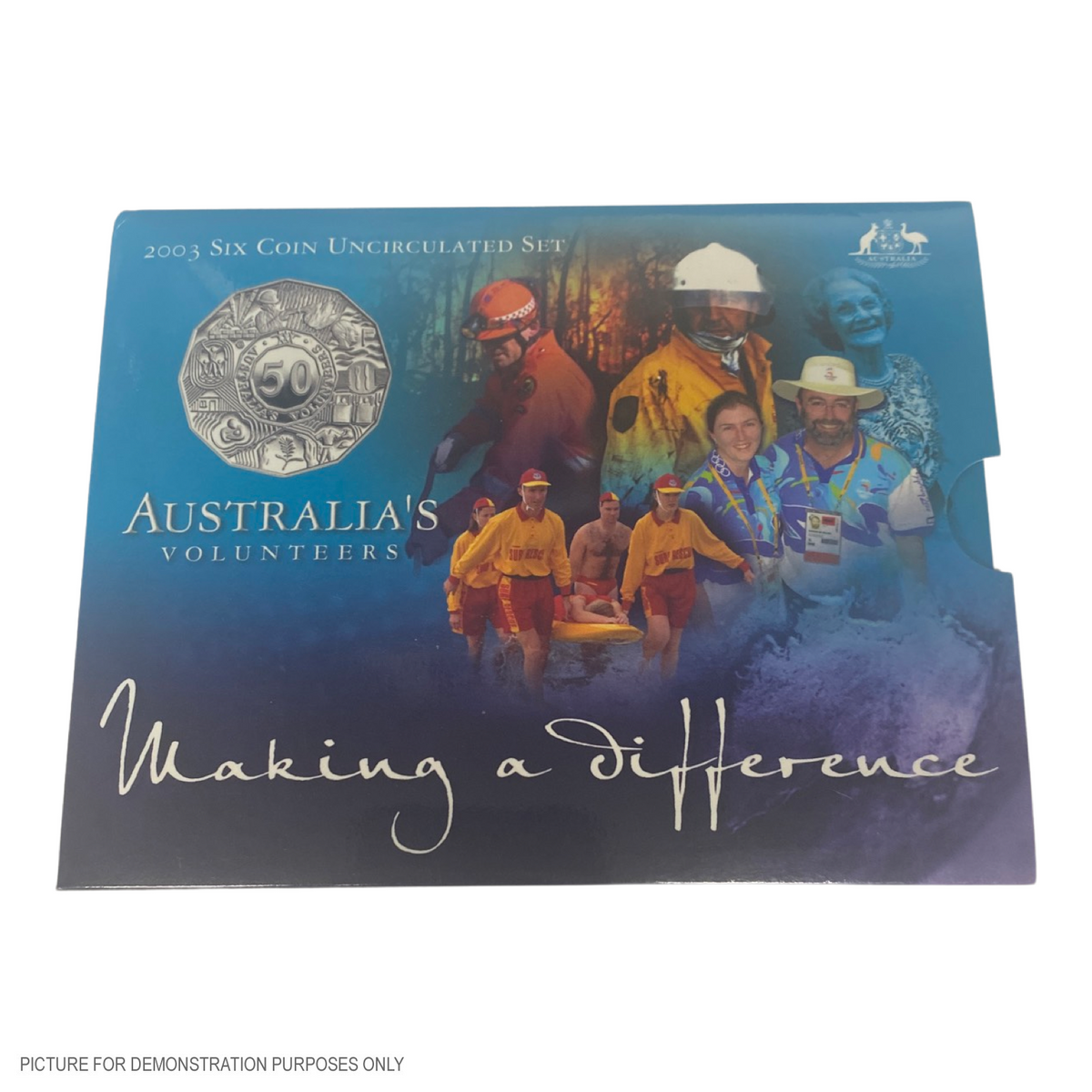 2003 Six Coin Uncirculated Year Set - Australia's Volunteers