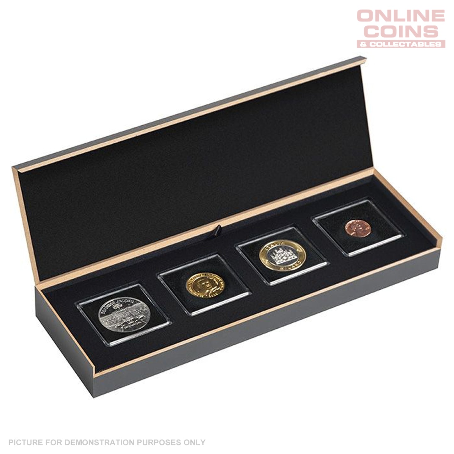 LIGHTHOUSE LUXOR COIN CASE - Suitable For 4 Quadrum Capsules