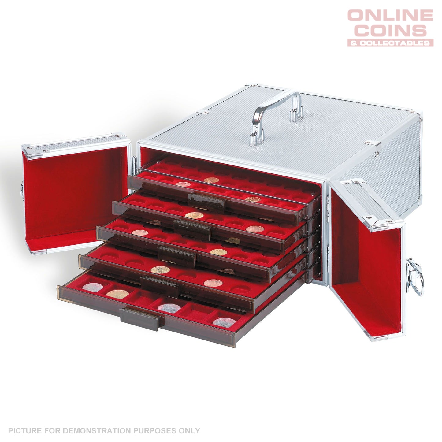 Lighthouse - Aluminium Cargo MBKOFFER5 Coin Case For MB Coin Drawers