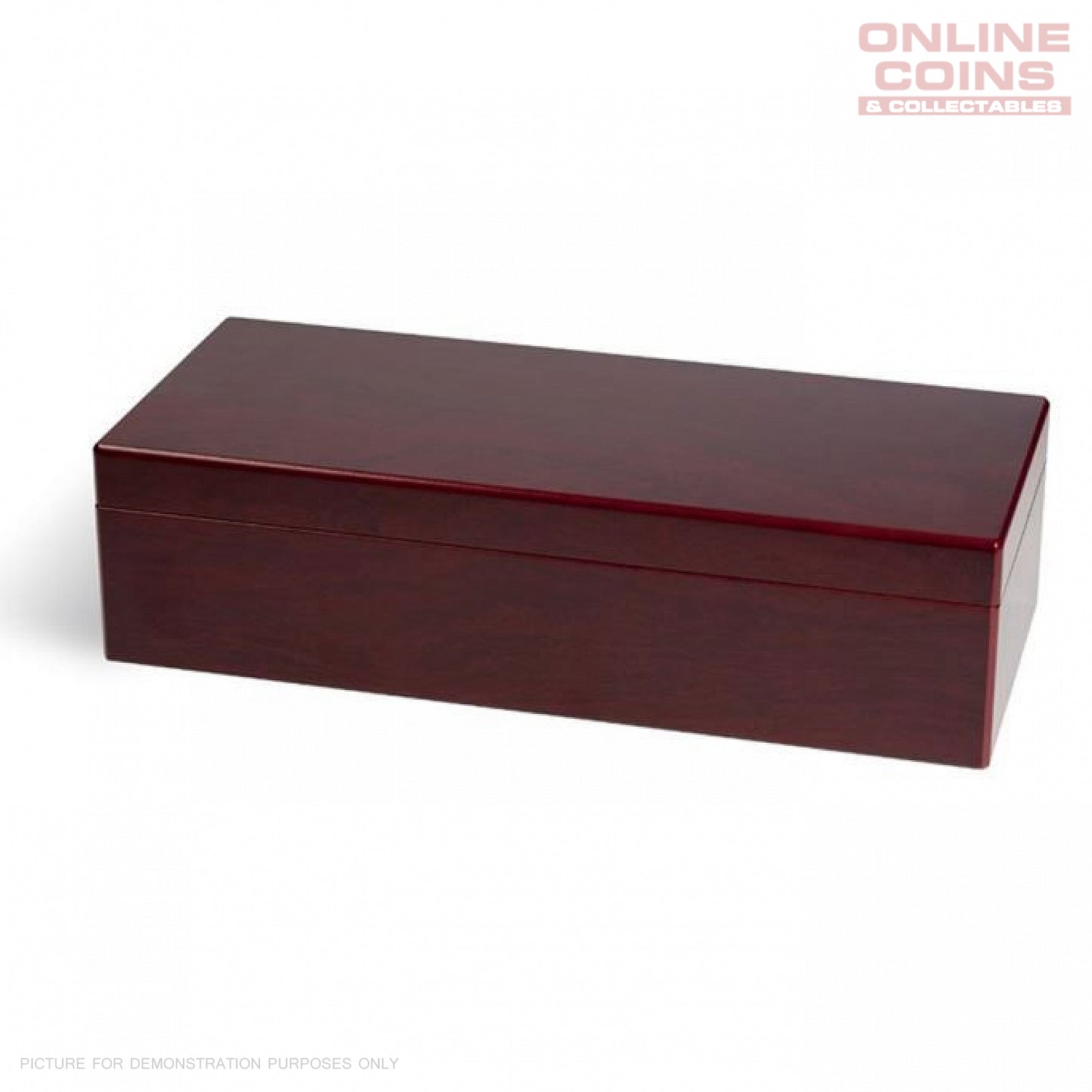 Lighthouse Timber Coin Presentation Case for 50 Certified Coin Holders or Slabs