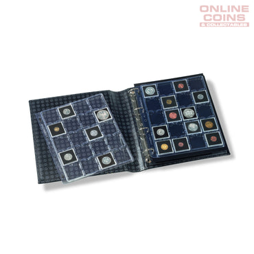 SNAP plastic sheets for 20 QUADRUM coin capsules