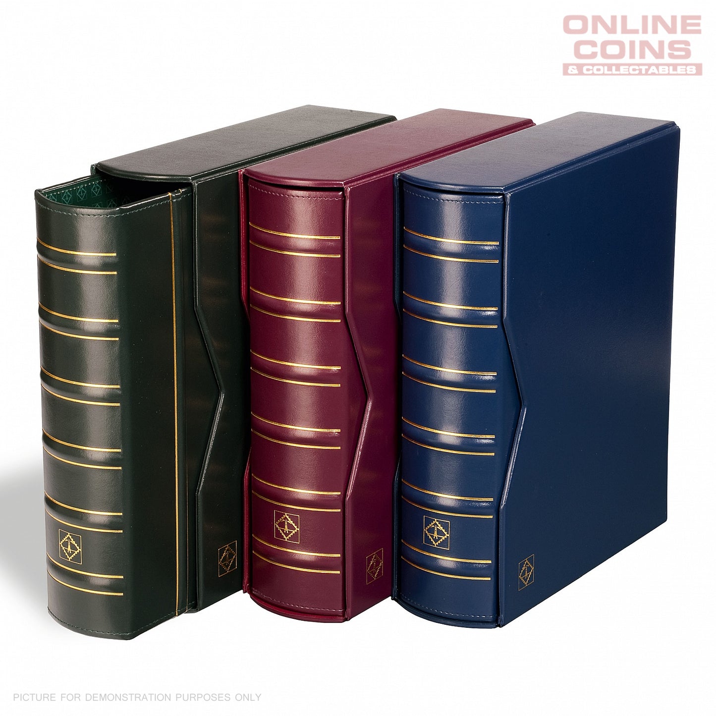 Lighthouse Classic Vario Gigant Album and Slipcase For Banknotes and Stamps - Red