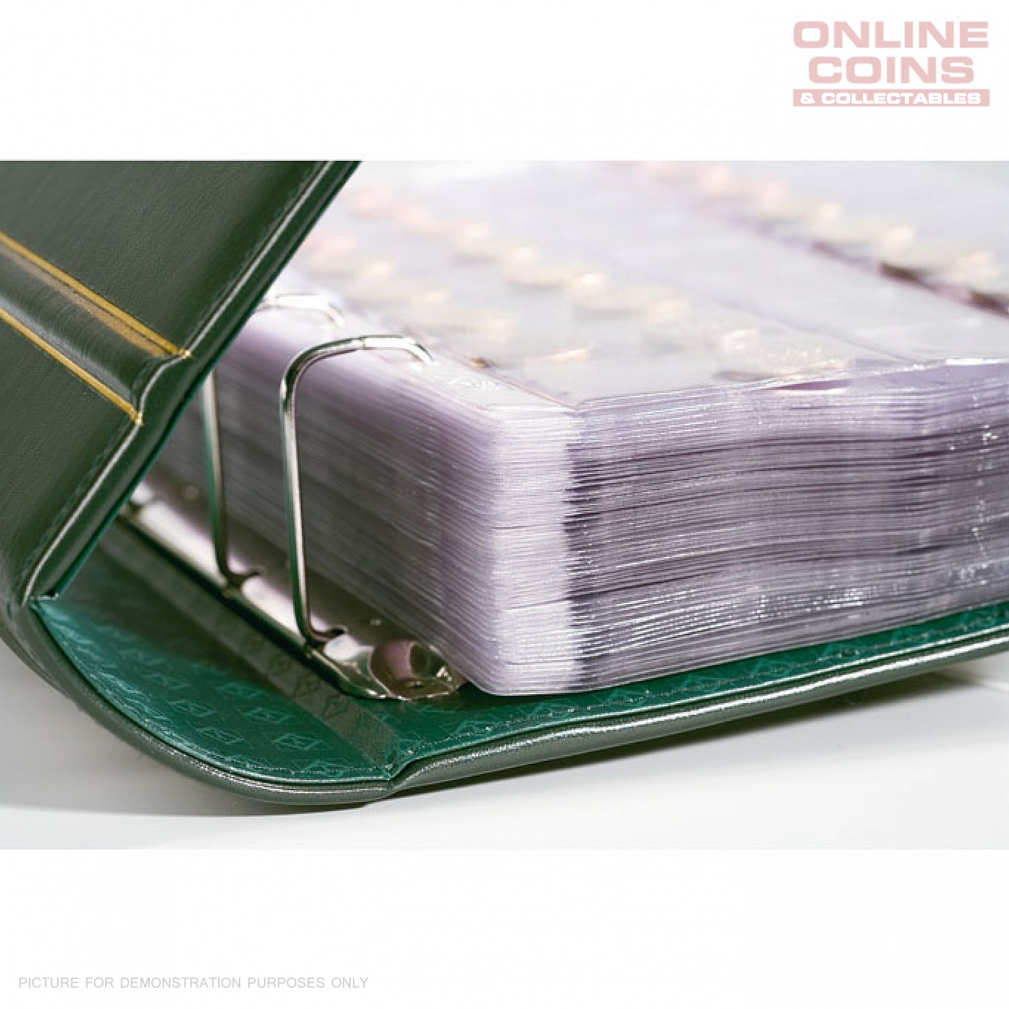 Lighthouse Classic Vario Gigant Album and Slipcase For Banknotes and Stamps - Green