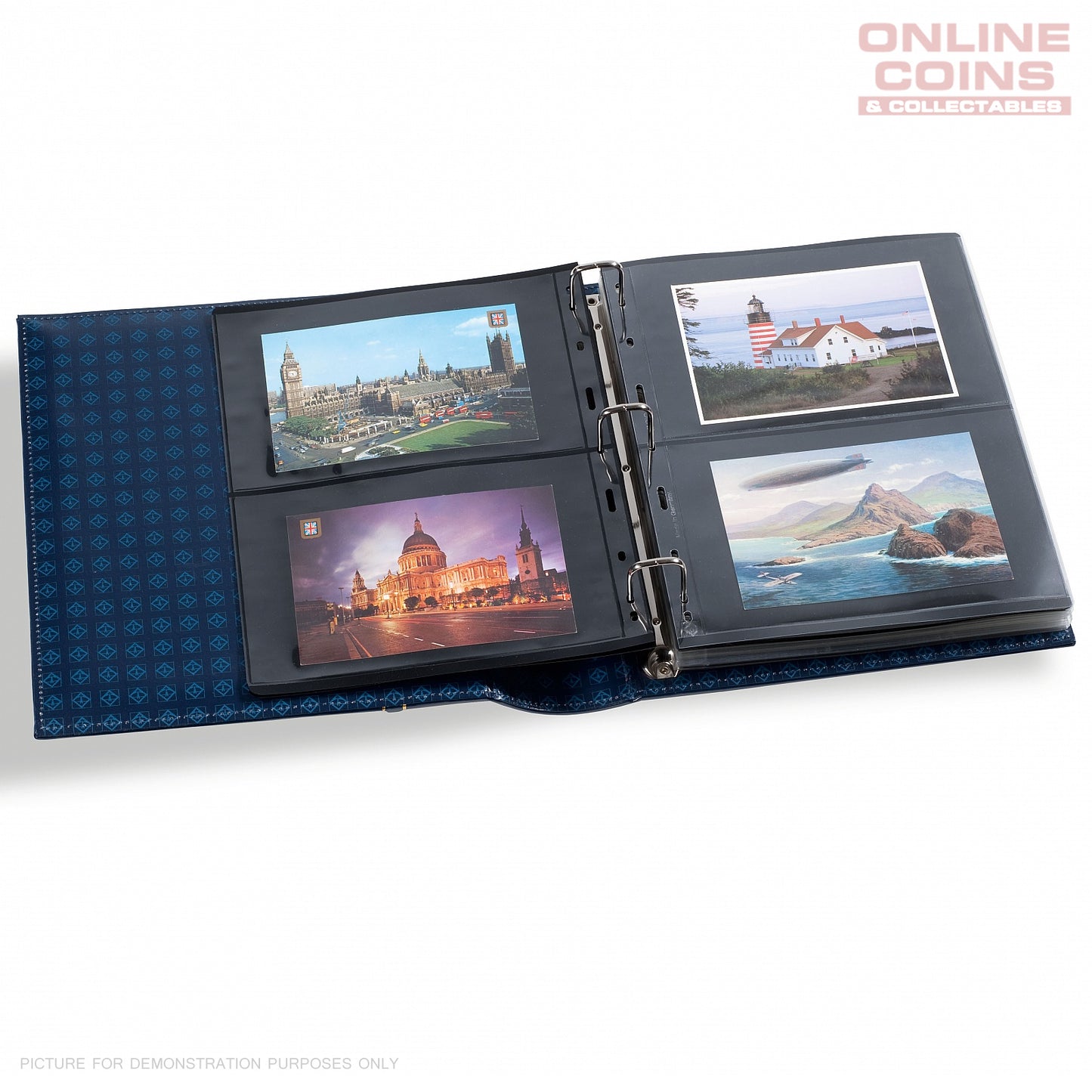 Lighthouse Classic Vario Gigant Album and Slipcase For Banknotes and Stamps - Green