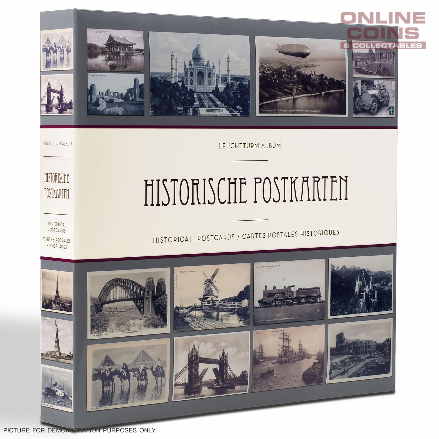 Lighthouse Postcard Album For 600 Historical Postcards 50 Bound Sheets