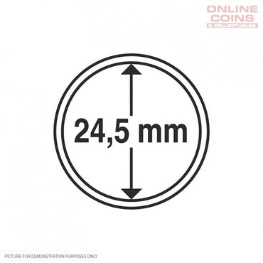 Lighthouse Coin Capsules - Round 24.5mm - Packet of 10