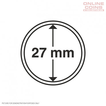 Lighthouse Coin Capsules - Round 27mm - Packet of 10