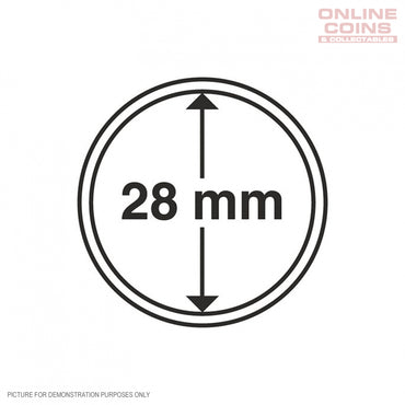 Lighthouse Coin Capsules - Round 28mm - Packet of 10