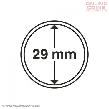 BULK BUY - Lighthouse Coin Capsules - Round 29mm Packet of 100 (Suitable For Australian Florin & 20c Coins)