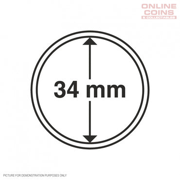 Lighthouse Coin Capsules - Round 34mm - Packet of 10