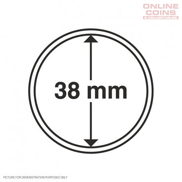 Lighthouse Coin Capsules - Round 38mm - Packet of 10