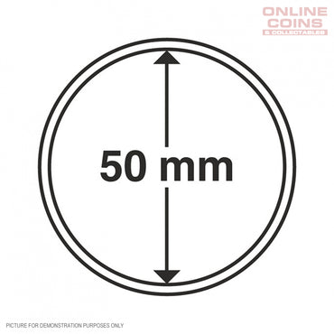 Lighthouse Coin Capsules - Round 50mm - Packet of 10