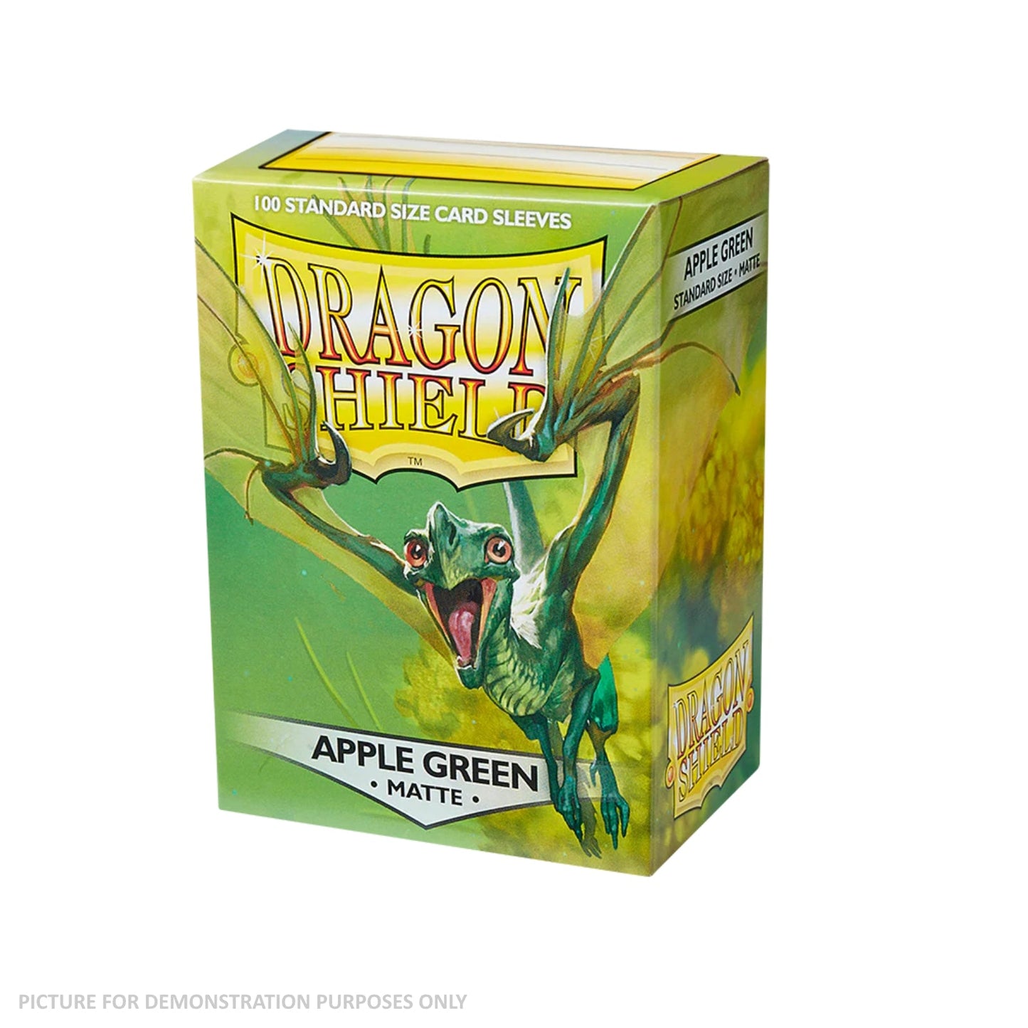 Dragon Shield 100 Standard Size Card Sleeves - Matte Apple Green