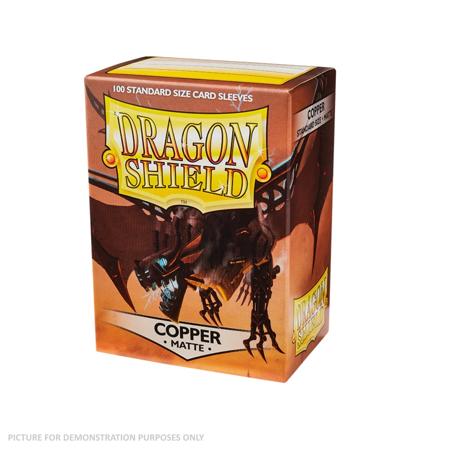 Dragon Shield 100 Standard Size Card Sleeves - Matte Copper