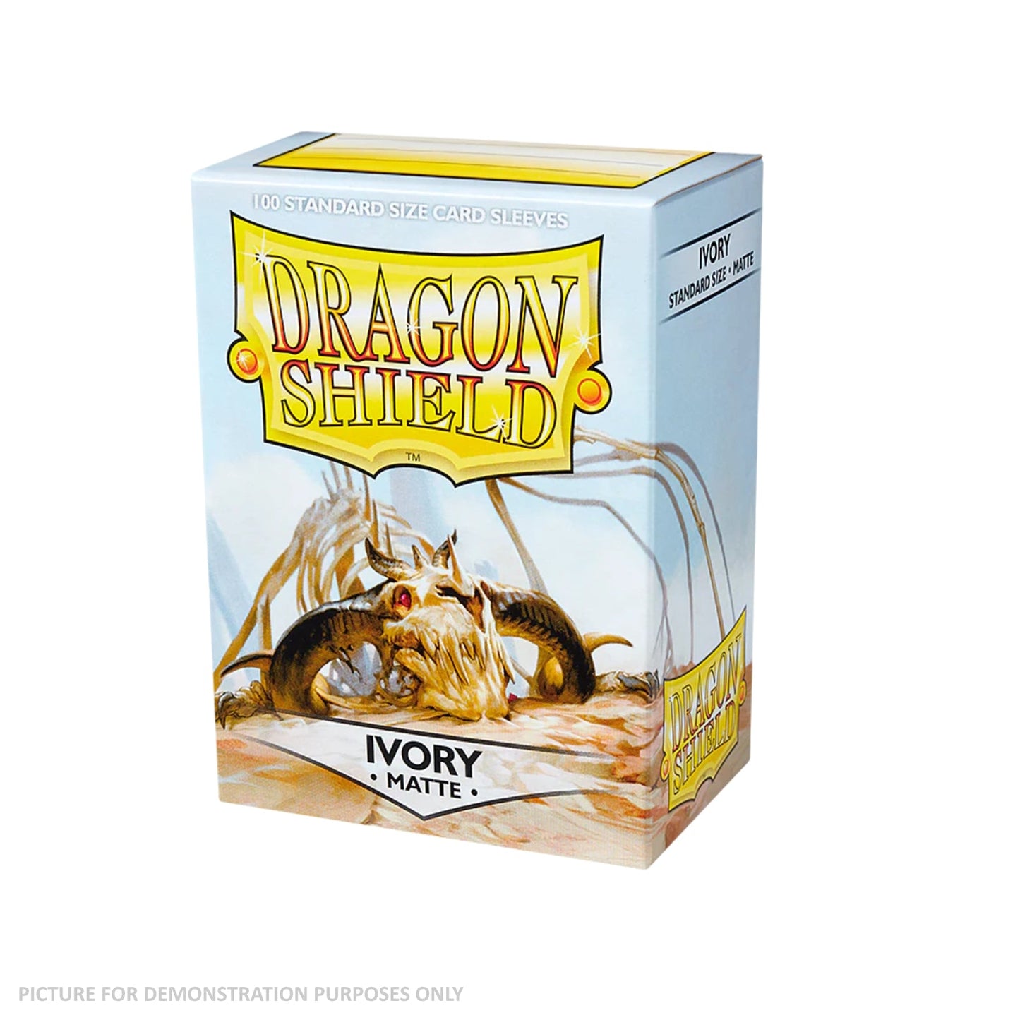 Dragon Shield 100 Standard Size Card Sleeves - Matte Ivory