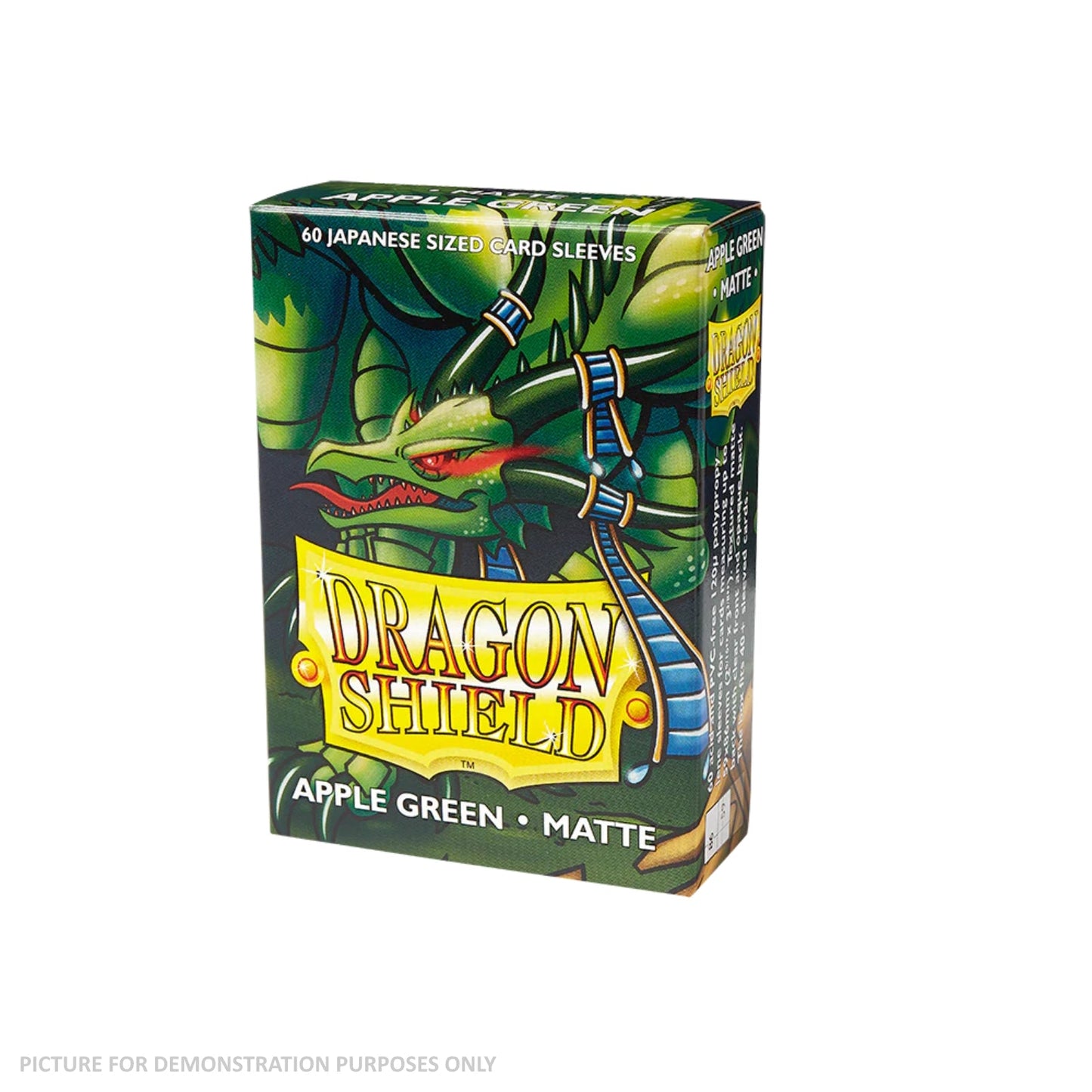 Dragon Shield 60 Japanese Size Card Sleeves - Matte Apple Green