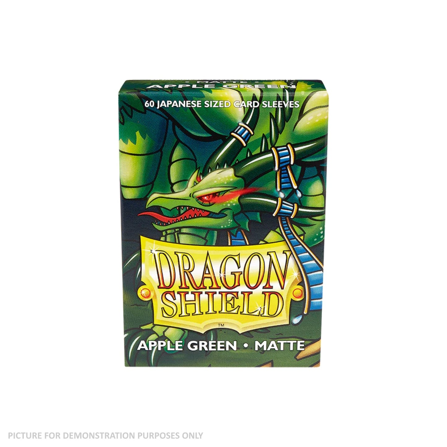 Dragon Shield 60 Japanese Size Card Sleeves - Matte Apple Green