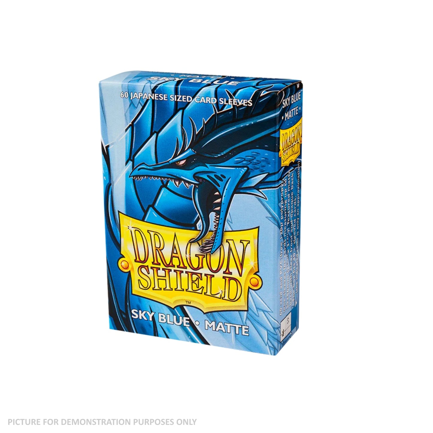 Dragon Shield 60 Japanese Size Card Sleeves - Matte Sky Blue