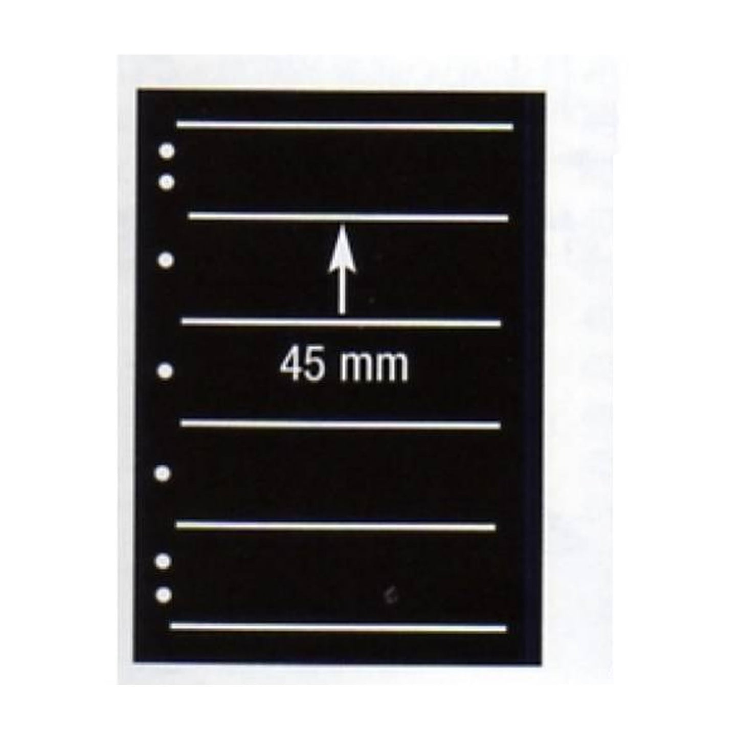 Hagner 5 Pocket Single Sided Stamp Stock Sheets Pack of 10 - Great for your Stamps