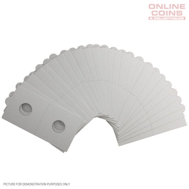Lighthouse TACK 17.5mm Staple 2"x 2" Coin Holders - Protection For Your Coins (Suitable For Australian Threepence Coins)