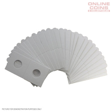 Lighthouse TACK 20mm Staple 2"x 2" Coin Holders - Protection For Your Coins (Suitable For Australian 1c, 5c, Sixpence And Half Sovereigns)