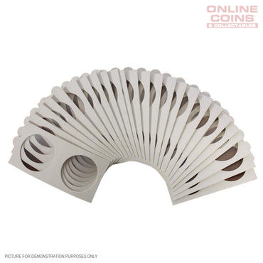 Lighthouse TACK 39.5mm Staple 2"x2" Coin Holders - Protection For Your Coins (Suitable For Australian Crowns)