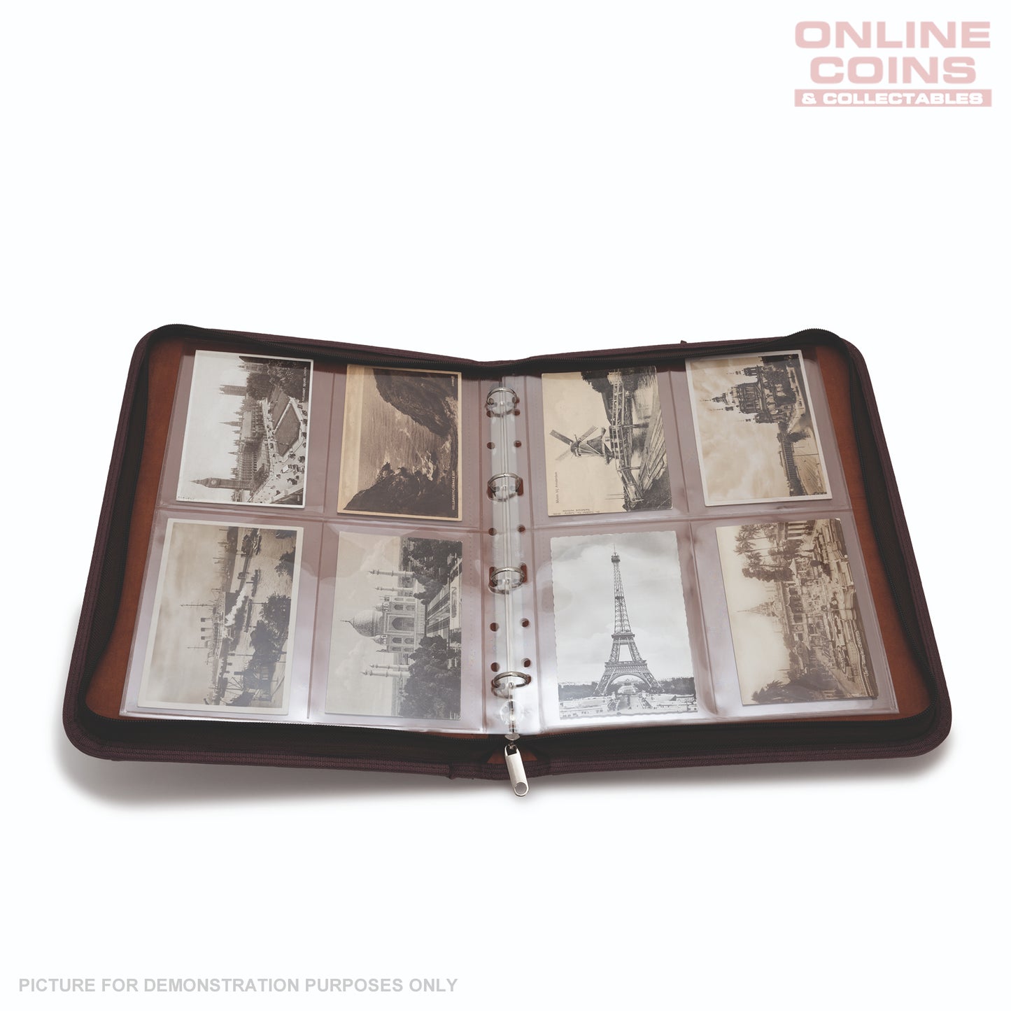 Lighthouse KURT Ringbinder Portfolio in GRANDE Format - BROWN