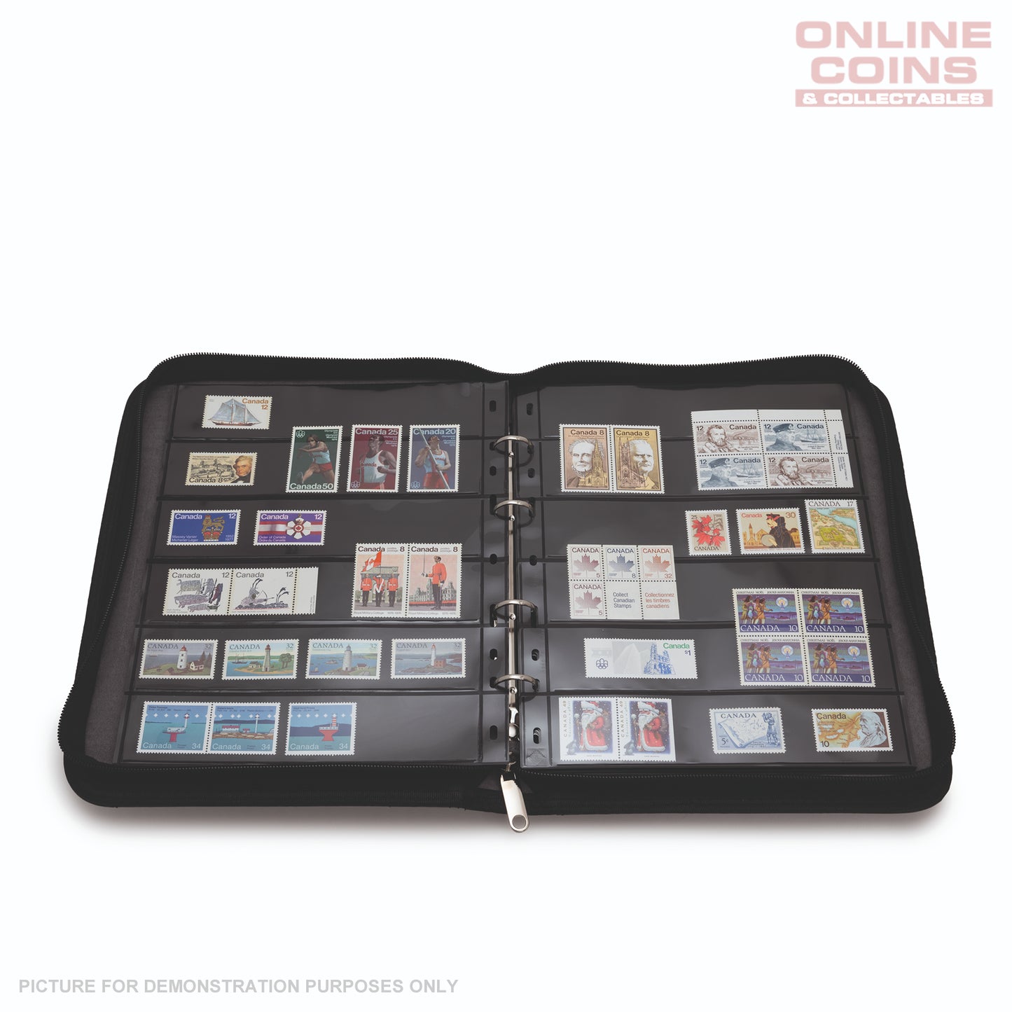 Lighthouse KURT Ringbinder Portfolio in OPTIMA Format - BLACK