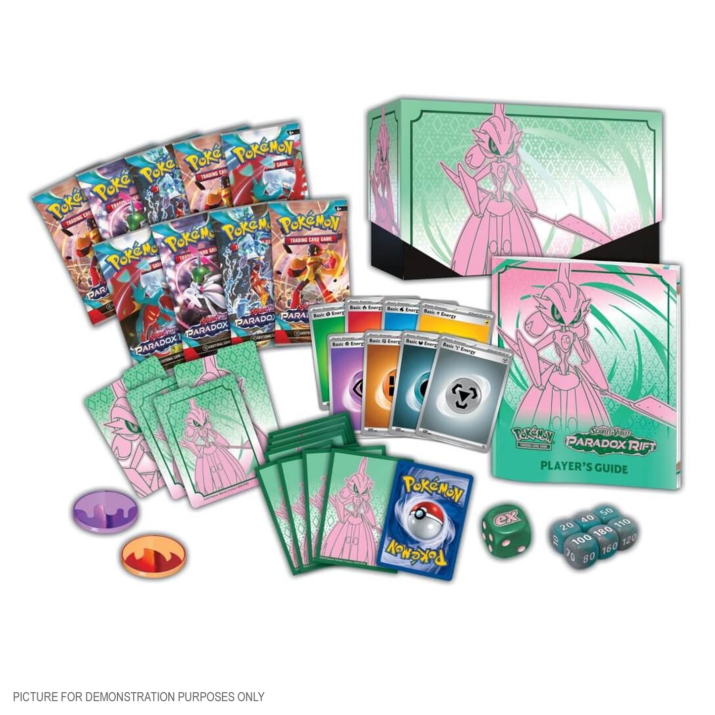 POKÉMON TCG Scarlet & Violet 4 Paradox Rift Elite Trainer Box - Iron Valiant