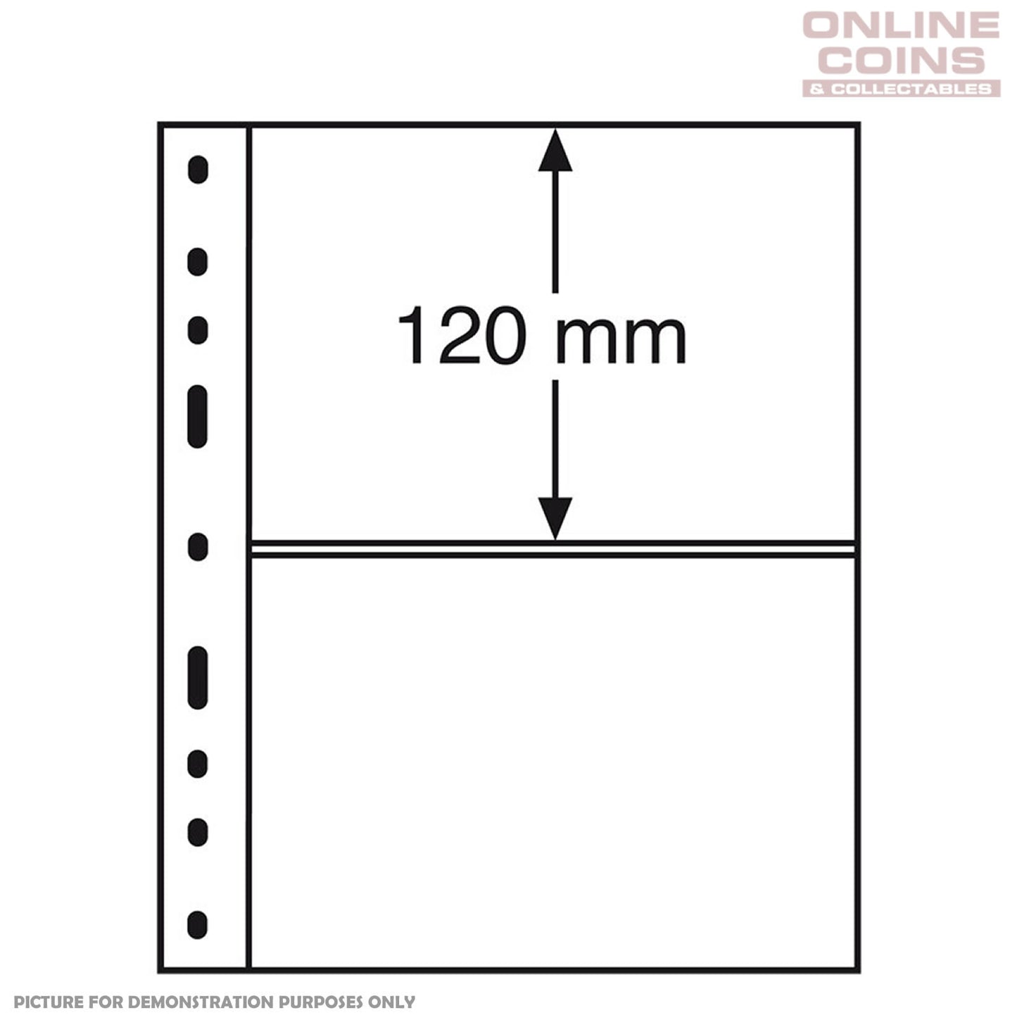 Lighthouse - Optima 2C Clear Stamp and Banknote Album Pages - Packet of 10