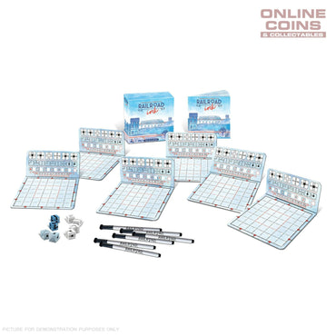Railroad Ink Deep Blue Edition Board Game