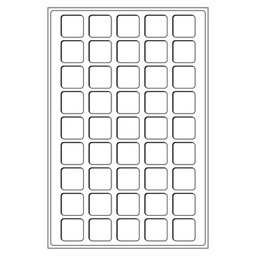 Lighthouse Coin Presentation Trays x 2 TAB45 Blue - Holds 45 Coins up to 31mm (Larger Trays)