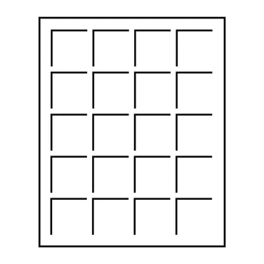 Lighthouse Coin Presentation Trays x 2 TABS20BL Small For 20 Coins up to 41mm (Small Trays)