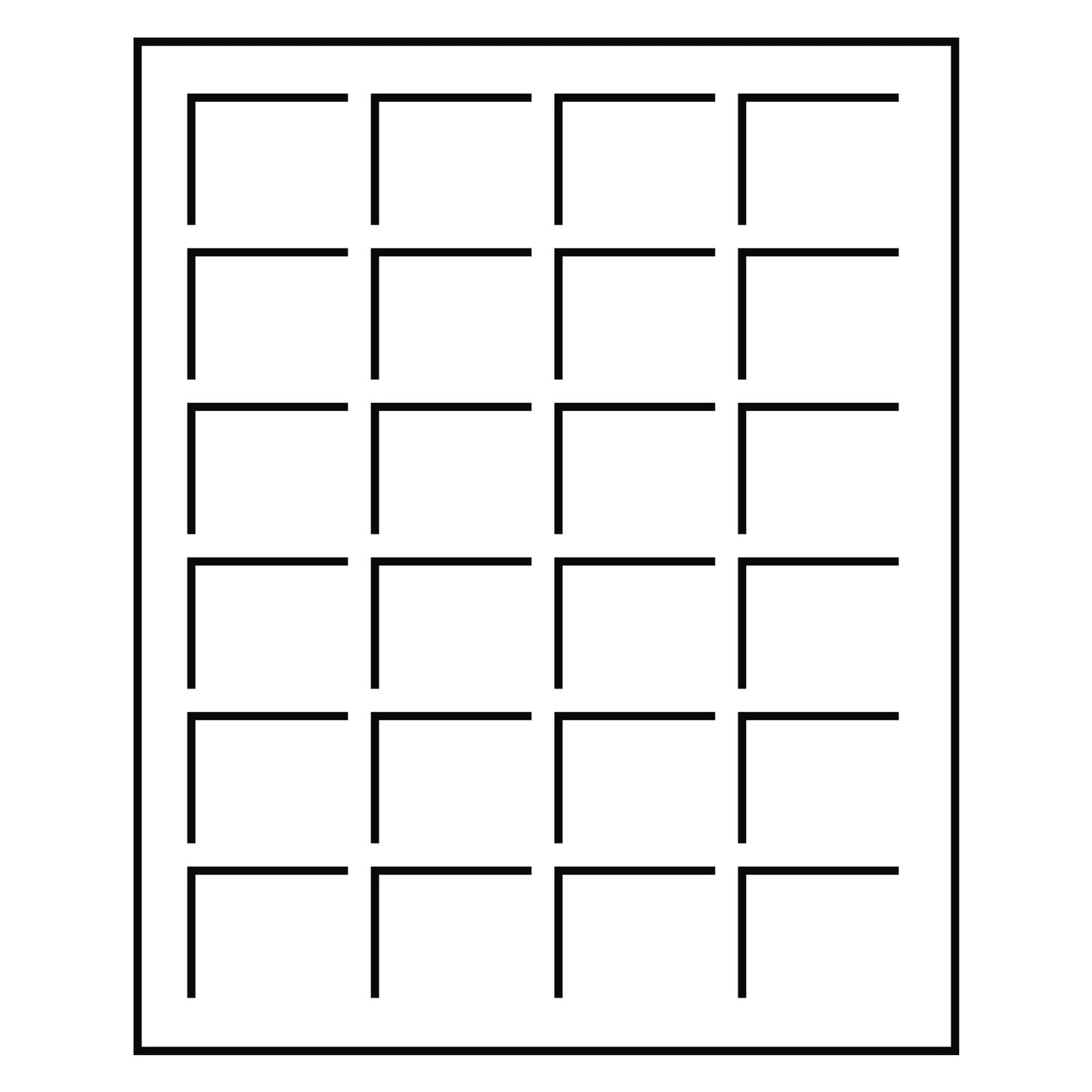 Lighthouse Coin Presentation Trays x 2 TABS24BL Small-Holds 24 Coins up to 33mm (Smaller Trays)