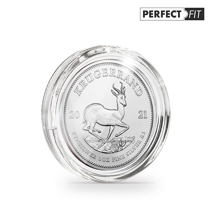 Lighthouse ULTRA PERFECT FIT Coin Capsules 39mm - Suit 1oz Silver Krügerrand, Britannia - PACK OF 40