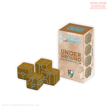 Railroad Ink - Challenge Dice Expansion - Underground Pack