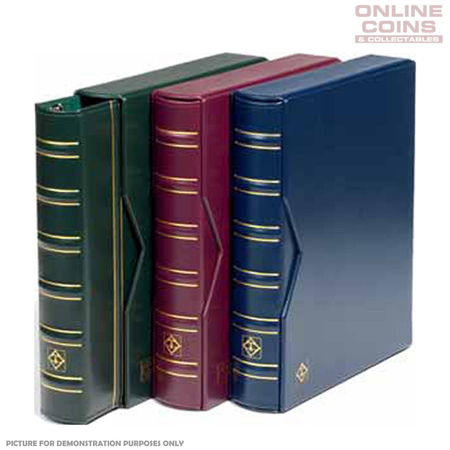 Lighthouse - Classic Vario Banknote and Stamp Album With Slipcase - Red