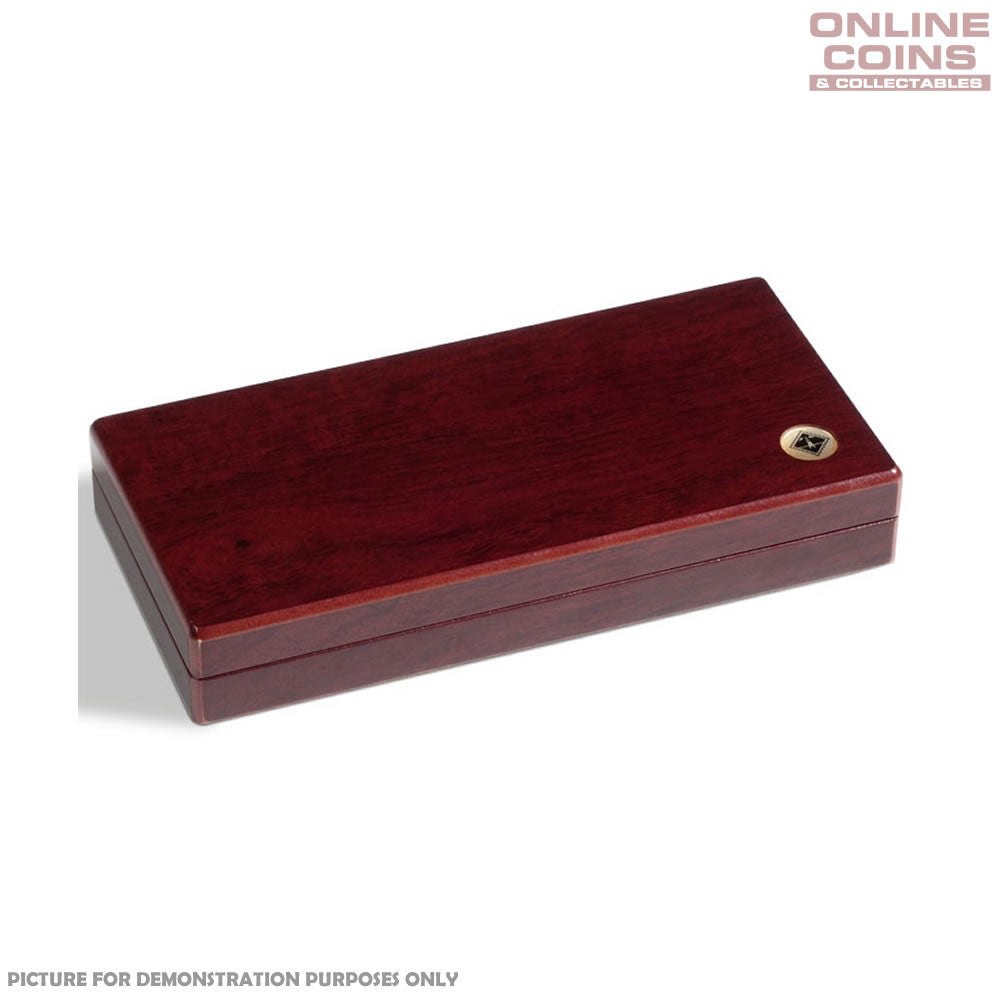 Lighthouse Volterra Timber Coin Presentation Case for Three Quadrums Capsules