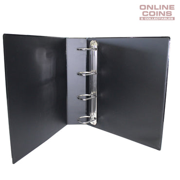 VST Canterbury Binder 50mm Suit VST & Renniks Coin Pages - BLACK (NO SLIPCASE)